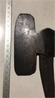 Broad axe. Possibly brass