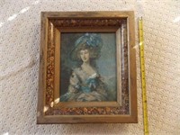 Shadow Box Picture Frame with Lady