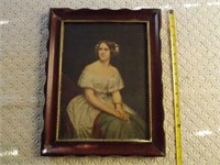 Picture Frame with Lady