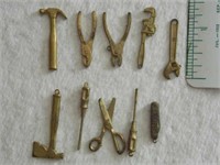 10 pc Miscellaneous Tool Charms