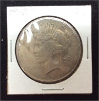 1927 Error Peace Dollar Silver