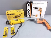 Ridgid & DeWalt Drywall Tools