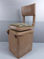 Swivel Fold Down Chair w/Cooler Bucket