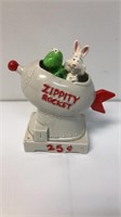 Zippity Rocket 25c kids ride animated music box