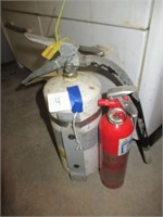 2 fire extinguishers