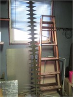 6ft step ladder, old antenna