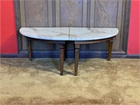 Pair of Marble Top Coffee Tables