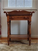 Antique Two-Tiered End Table