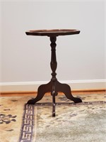Small Single-Post End Table