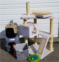 Cat Tree, Litter Box, Cat Toys, Pet Carrier