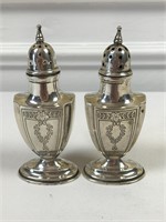 Sterling silver salt and pepper shakers