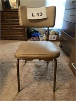 Vintage standard vinyl dining chair