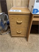Two drawer vertical filing cabinet
