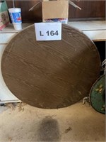 Round card table