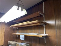 Shelves, must bring own tools to remove from wall