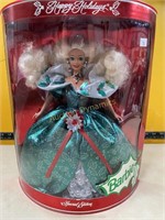 Happy Holidays Barbie, Special Edition, Green Gown