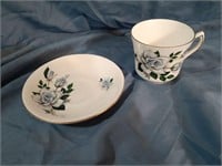 Elizabethan blue rose cup&saucer