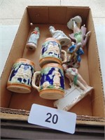 Mini Figurines & Beer Steins (Marked Japan)