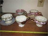 Royal Sealy Japan China Tea Cup & Saucers
