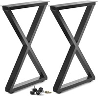 CRIZTA Set of 2 Metal Table Legs