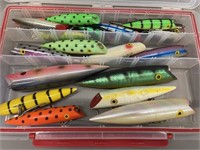 20 Tomic salmon lures in Plano Guide Case