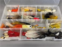 Vintage Bucktail and Other Jigs in Case