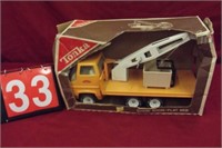 TONKA CRANE BOOM TRUCK WITH BOX