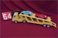 NYLINT CAR HAULER WITH 2 CARS