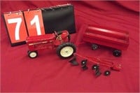 ERTL TRACTOR, TRAILER AND PLOW