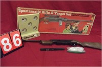 SPORTMATIC RIFLE TOY GUN WITH BOX