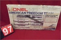 AMERICAN FREEDOM TRAIN SET WITH BOX