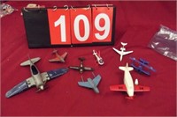 6 TOY AIRPLANES