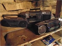 Magnavox AM/FM Cassette Radio & (2) Others