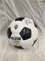 Jerry Yeagley autographed soccer ball