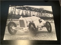 Photo of early race car at IMS