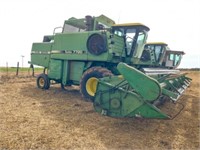 John Deere 7720 Turbo Combine w/ 224 header