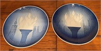 Lot of 2 B&G Olympic Collector's Plates
