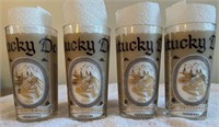 Lot of 4 1974 Kentucky Derby Glasses