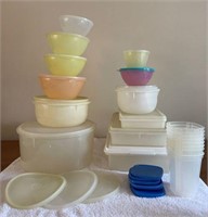 Large Lot of Asst. Tupperware Containers