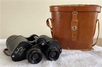 Pair of Binolux No. E-9 Binoculars w/Case