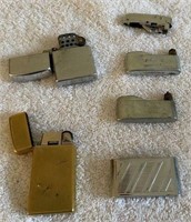 Lot of Cigarette Lighters and Parts