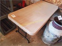 Collapsable 4' Plastic Table