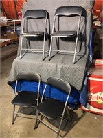 4 folding chairs (at#8c)