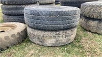 2- LT245/75R16 Tires (One with rim) Location 1