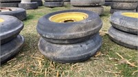 2- Titan 7.5L-15 SL Tires w/ John Deere Rims Loc 1