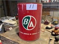 B/A British American Oil Co. 5 gal. pail