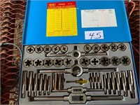 Unitool tap & die set 45 pce.