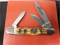 WILD TURKEY HAND MADE SURGICAL STEEL KNIFE