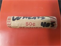 WHEAT PENNY ROLL MARKED 40s