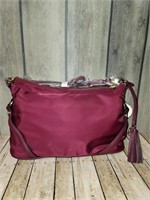 New Real Simple Burgundy Boho bag. Storage bag &